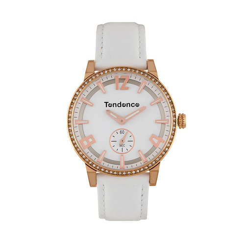 Super Slim Women's Rose Gold With Crystal Stones